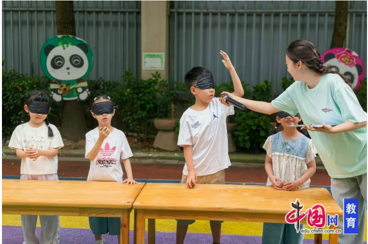 守护数字时代的童年②成都市青羊区天府幼儿园教育集团：把眼睛交给自然童年交给游戏(图4)